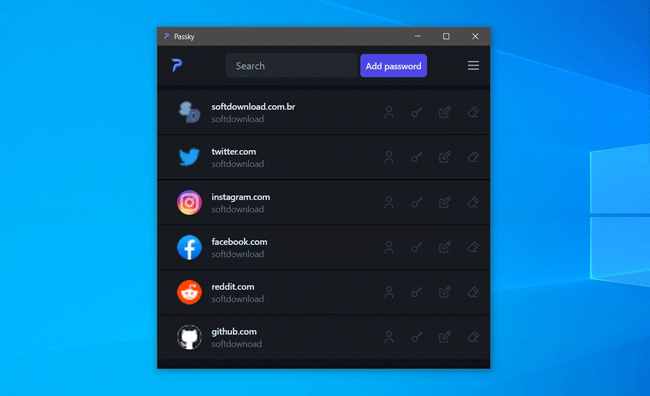 Passky - Gerenciador de senhas gratuito