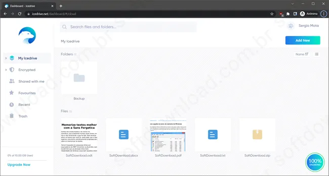 icedrive - armazenamento em nuvem grátis