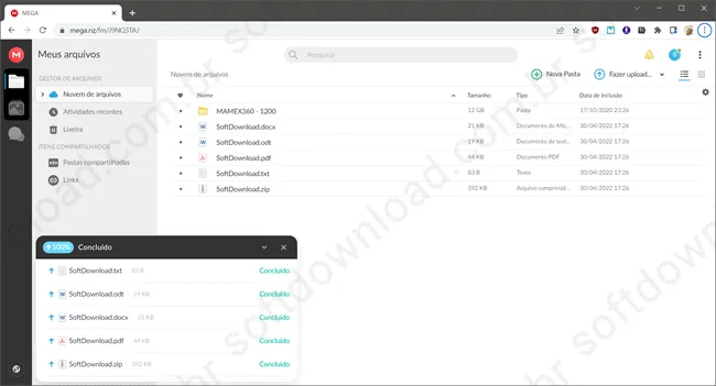 mega - armazenamento em nuvem grátis