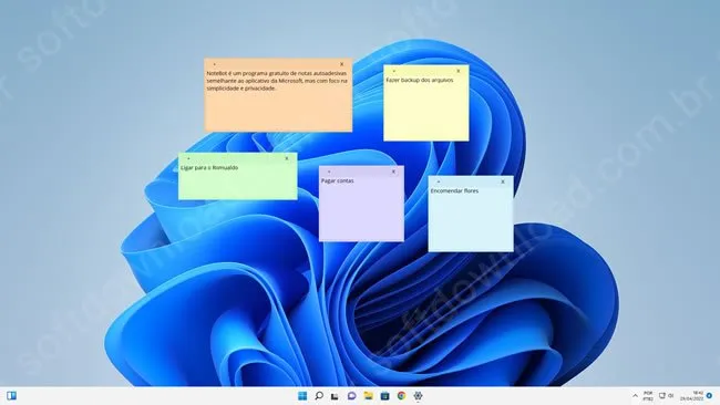 Cole notas autoadesivas na área de trabalho com o NoteBot Cole notas autoadesivas na área de trabalho com o NoteBot