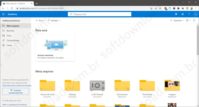onedrive - armazenamento em nuvem grátis