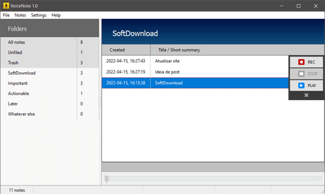 Faça anotações por voz no Windows com o VoiceNote