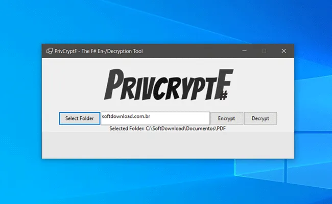 Criptografe pastas no Windows com o PrivCryptF
