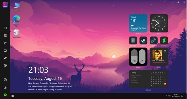 Personalize a área de trabalho com o ScreenStyler