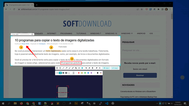 Capture a tela do PC com o EaseUS ScreenShot