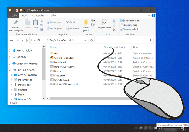 Ajuste rapidamente o volume do PC com o TrayVolumeControl