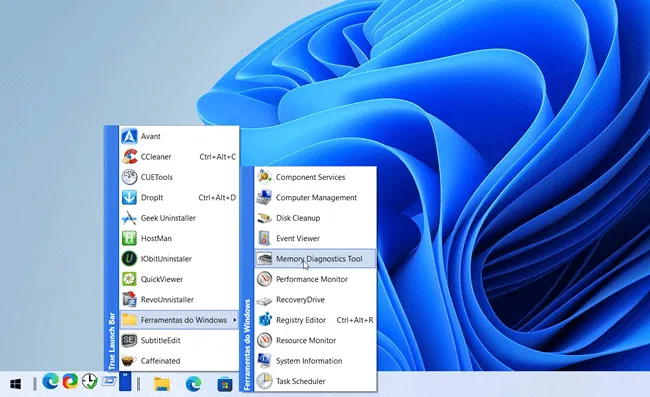 Crie um menu com todos os seus programas favoritos