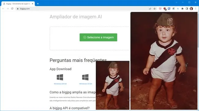 Amplie fotos usando inteligência artificial com o BigJPG