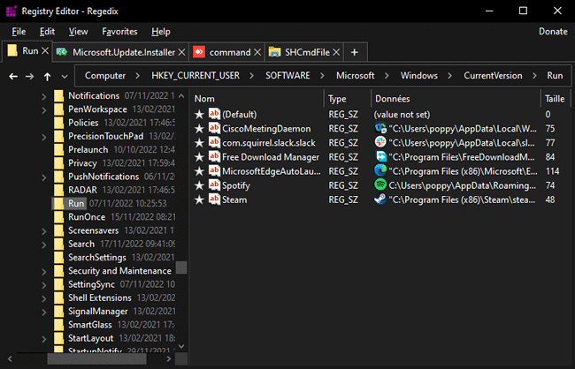 Edite o registro do Windows com o Regedix