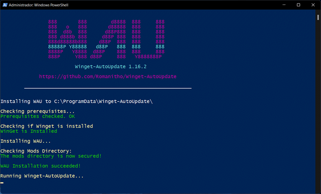Mantenha os programas atualizados com o WAU