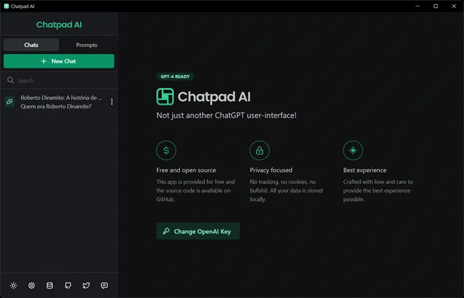 Use o ChatGPT no Windows com o Chatpad AI
