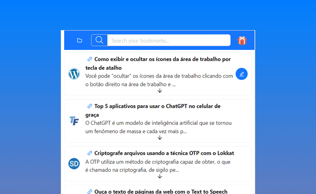 Salve trechos de texto de páginas da web com o MarkX