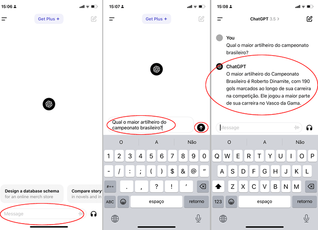 Passo 2 - Como usar o ChatGPT grátis no celular