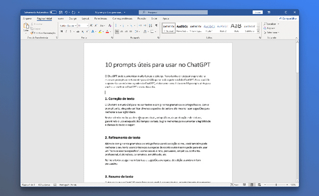 Como exportar um documento do Word em formato PDF