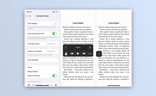 Como ouvir ebooks e PDFs no iPhone e iPad
