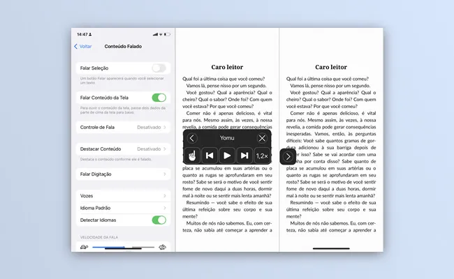 Como ouvir ebooks e PDFs no iPhone e iPad