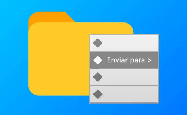Como copiar arquivos rapidamente para pastas específicas no Windows