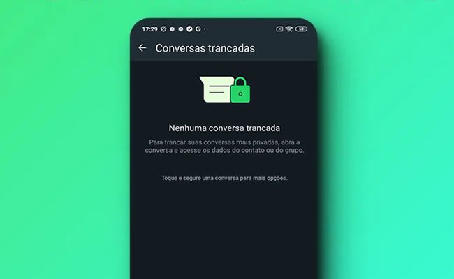 Como trancar e ocultar completamente conversas no WhatsApp
