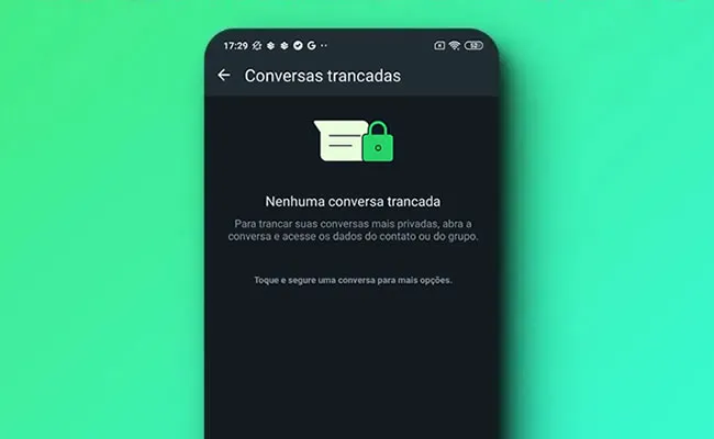 Como trancar e ocultar completamente conversas no WhatsApp