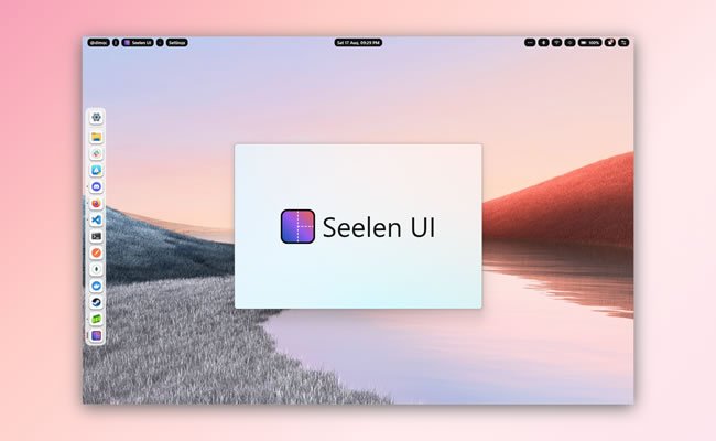 Personalize sua área de trabalho com o Seelen UI