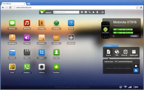 Top 10 aplicativos gratuitos para Android de 2013 - AirDroid