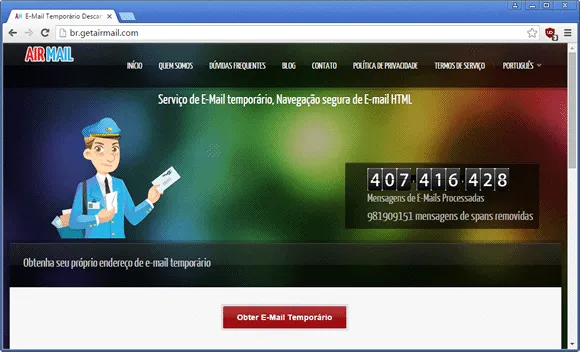 Crie um e-mail temporário com o AirMail