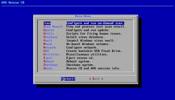 Repare computadores infectados com o AVG Rescue CD