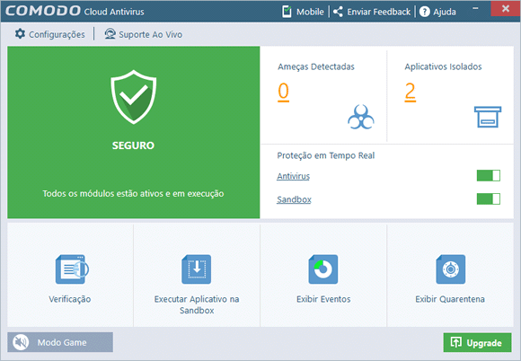 Proteja seu PC com o Comodo Cloud Antivirus