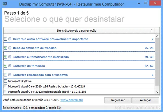 Remova programas pré-instalados com o Decrap