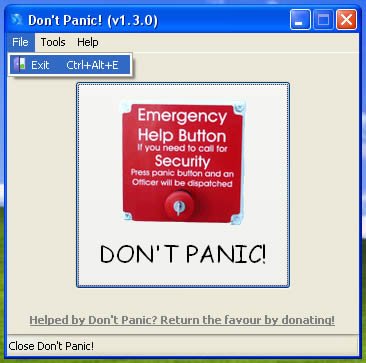 Oculte programas rapidamente com o Don’t Panic