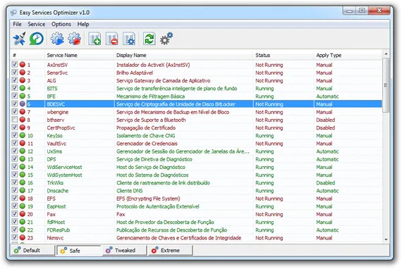 Otimize o Windows com o Easy Service Optimizer
