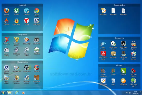 Organize sua área de trabalho com o Fences