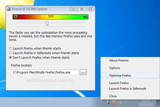Reduza o consumo de memória do Firefox com o Firemin