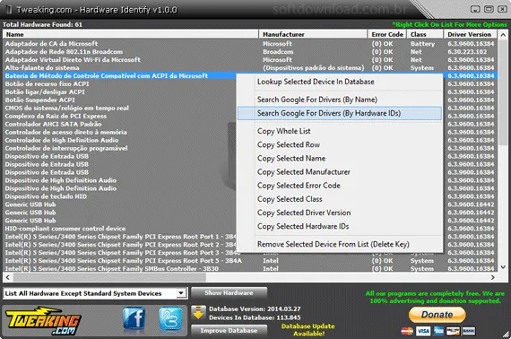 Identifique o hardware do PC com o Hardware Identify