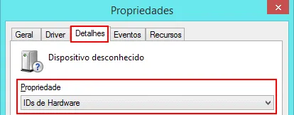 Como encontrar drivers para dispositivos desconhecidos - Imagem 2.1