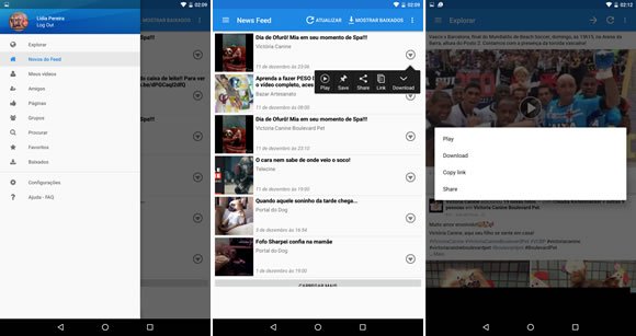 Como baixar vídeos do Facebook no Android