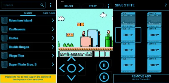 Jogue Nintendo 8 bits no Android com o Nostalgia