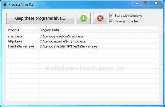 Reinicie automaticamente programas encerrados com o ProcessAlive