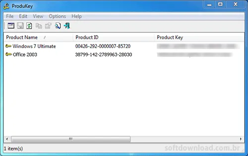 Programa gratuito para técnicos de informática - Produkey