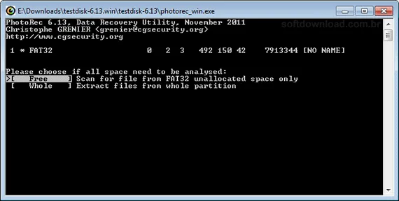 Imagem 4 - Como recuperar arquivos deletados do pendrive