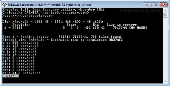 Imagem 6 - Como recuperar arquivos deletados do pendrive