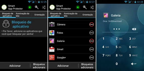 Proteja os aplicativos do Android com senha