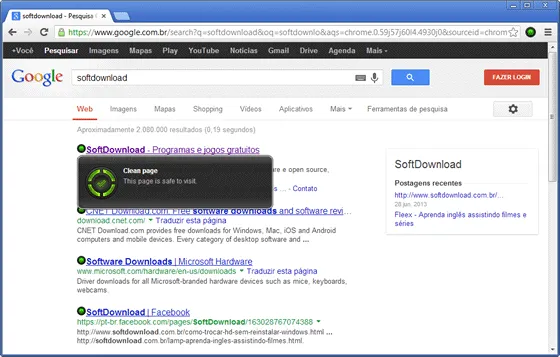 Extensão para identificar sites maliciosos - BitDefender TrafficLight