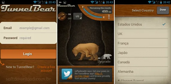 Proteja a sua navegação no smartphone com o TunnelBear