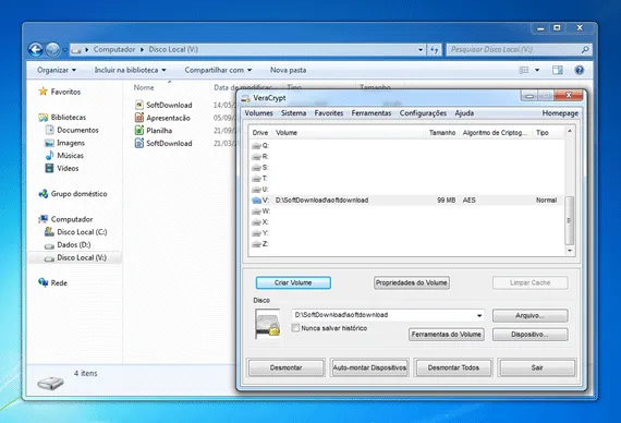 Criptografe seus arquivos com o VeraCrypt