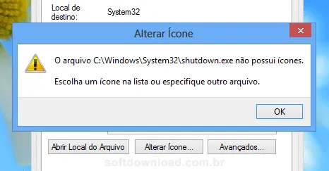 Como personalizar o ícone do atalho - Passo 2