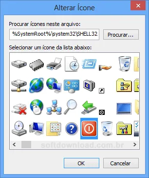 Como personalizar o ícone do atalho - Passo 3
