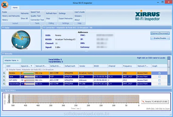 Solucione problemas em redes Wi-Fi com o Xirrus Wi-Fi Inspector