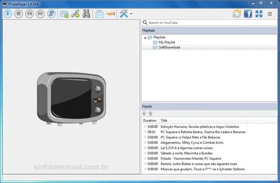 YTubePlayer - Cliente desktop do Youtube